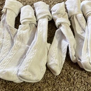 NWOT Children’s place white knee socks